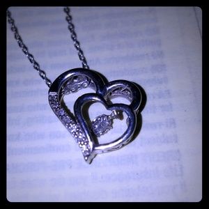 Jared Diamonds in Rhythm heart necklace